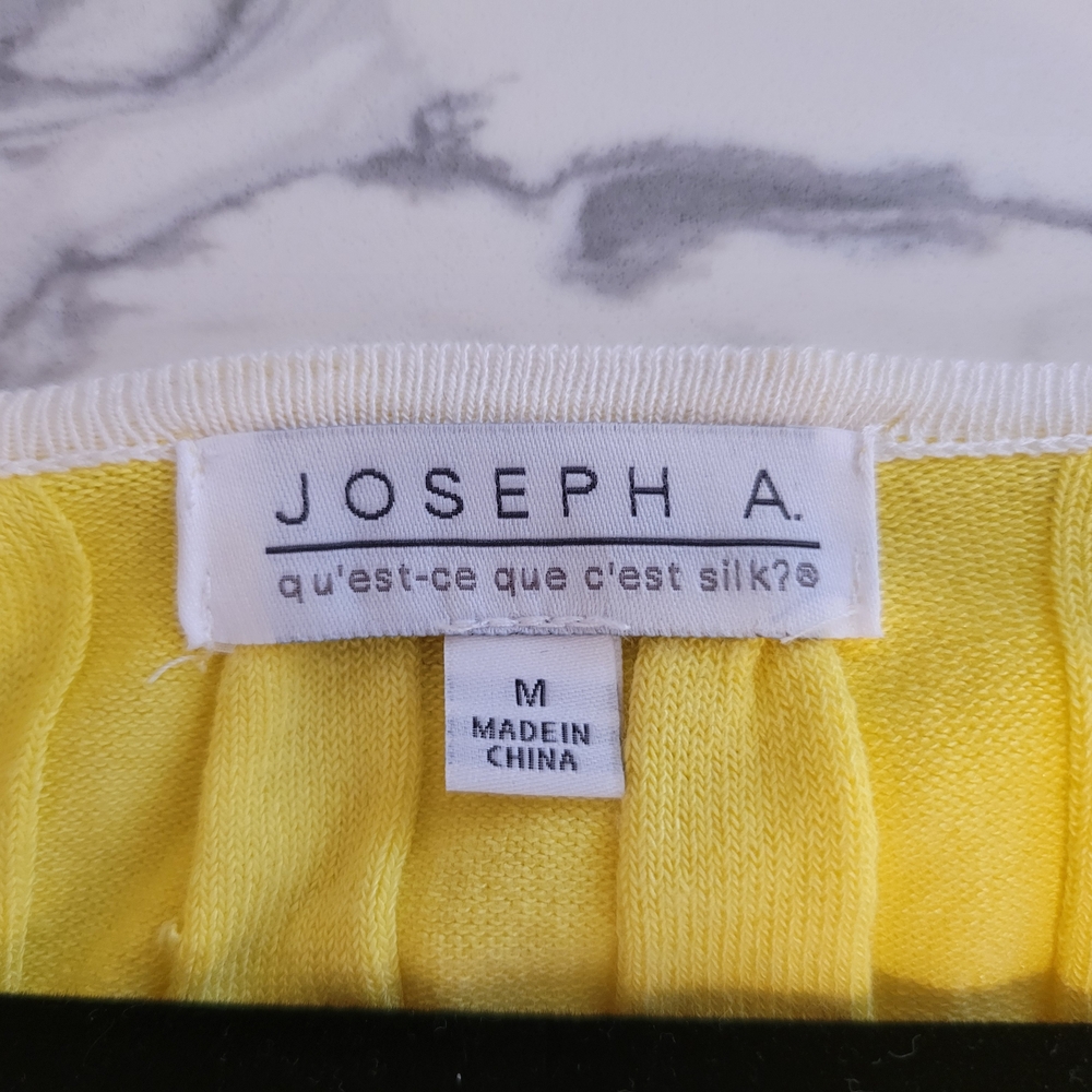 Joseph A Qu'est Ce Que C'est Silk? Short Sleeve Sweater - Picture 3 of 4